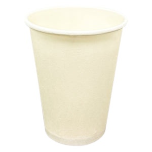 12 oz White Paper Cup 白色紙杯 (For Cold & Hot Drink , 90mm)