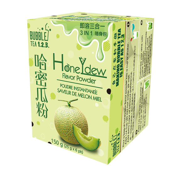 Honeydew Bubble Tea Powder 3 IN 1 哈蜜瓜粉3合1