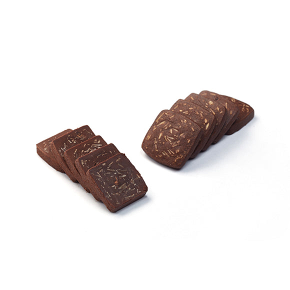Chocolate & Almond Cookies 巧克力杏仁切片