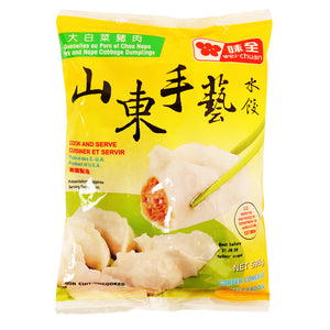Pork & Napa Cabbage Dumplings 味全白菜豬肉水餃 （12 bags）