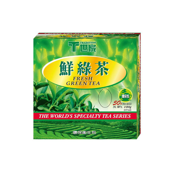 Premium Green Tea Bag 50b 鲜绿茶包